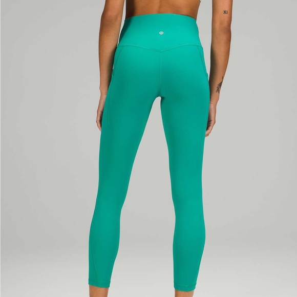 Lululemon Align High Rise Pant with Pockets 25” in Maldives Green - Picture 3 of 11